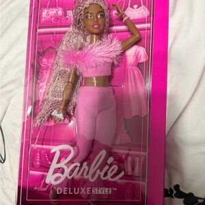 Barbie Deluxe Style Doll in Vibrant Pink Ensemble